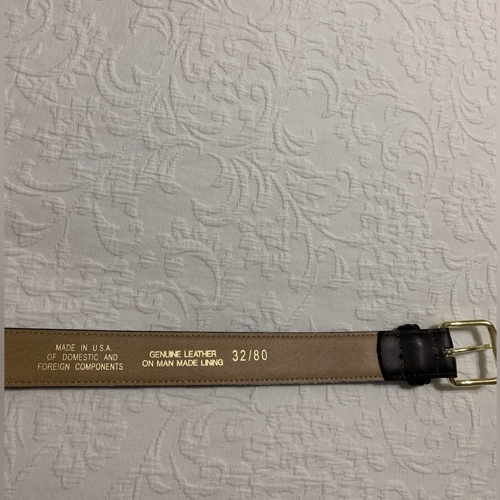 Leather unisex Dark Brown Belt